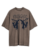 Vintage Cherub Grafik T-Shirt